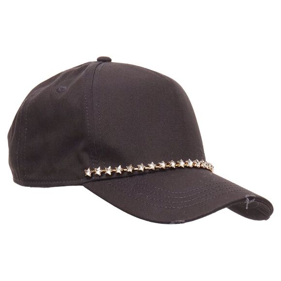 Dsquared2 Cotton Clear Star Crystals Dean Dan Caten Cap